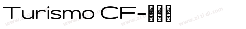 Turismo CF字体转换